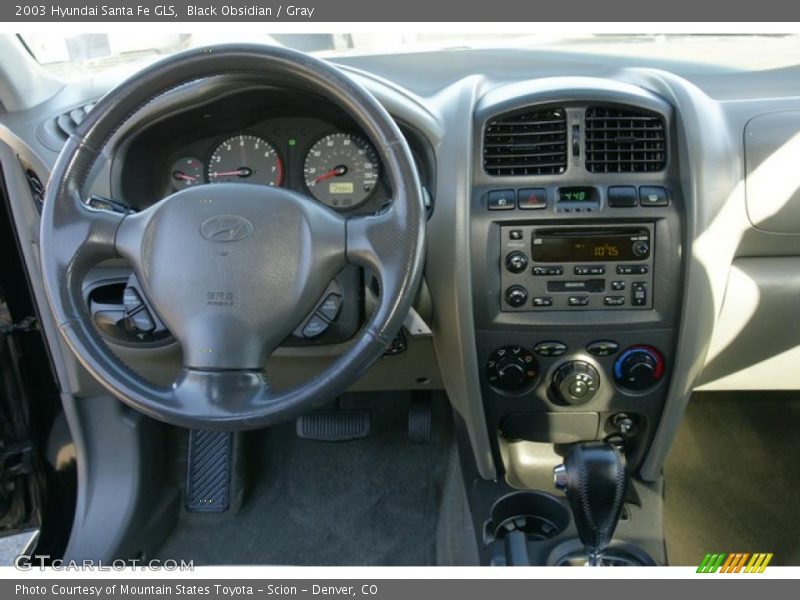 Black Obsidian / Gray 2003 Hyundai Santa Fe GLS