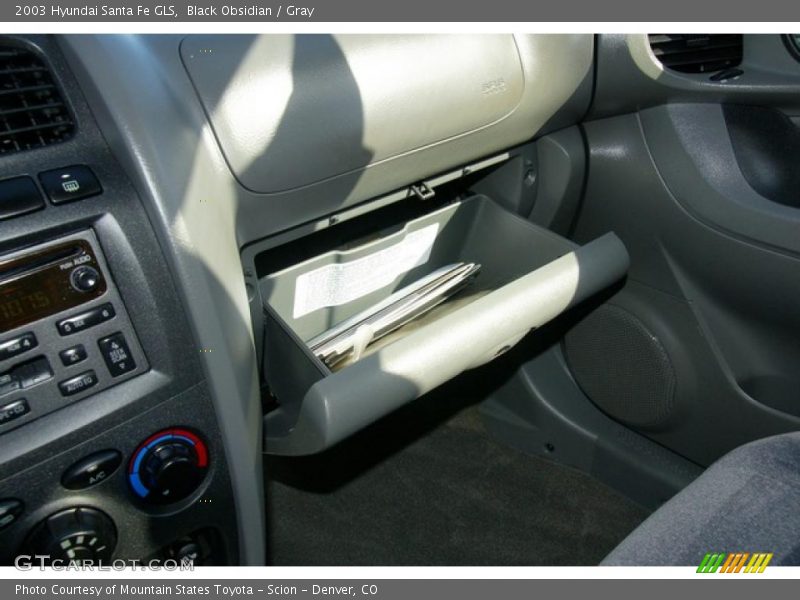 Black Obsidian / Gray 2003 Hyundai Santa Fe GLS