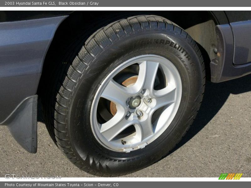 Black Obsidian / Gray 2003 Hyundai Santa Fe GLS