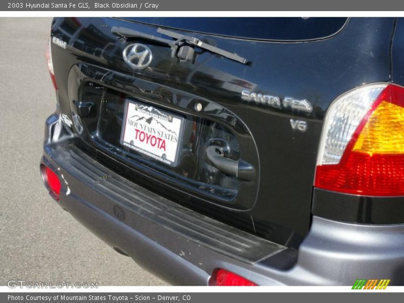 Black Obsidian / Gray 2003 Hyundai Santa Fe GLS