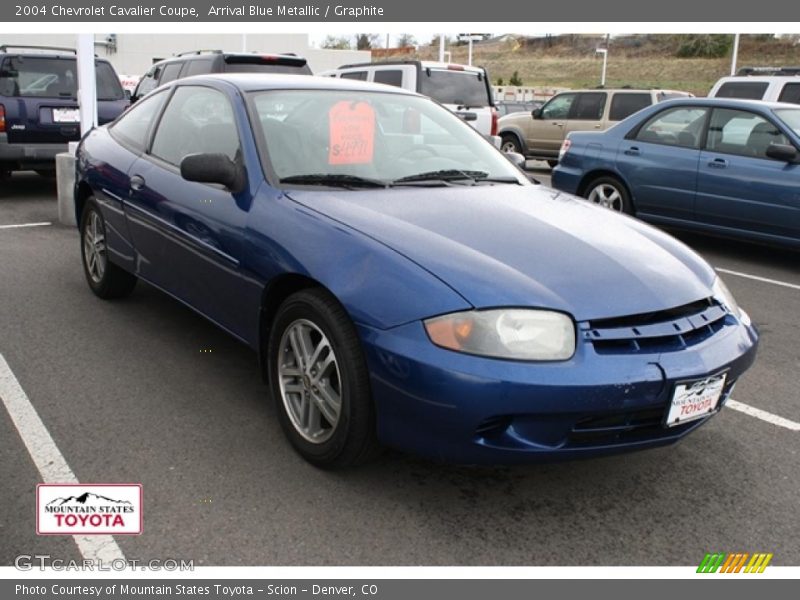 Arrival Blue Metallic / Graphite 2004 Chevrolet Cavalier Coupe