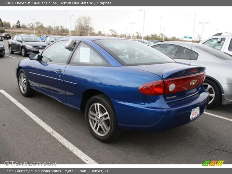 Arrival Blue Metallic / Graphite 2004 Chevrolet Cavalier Coupe