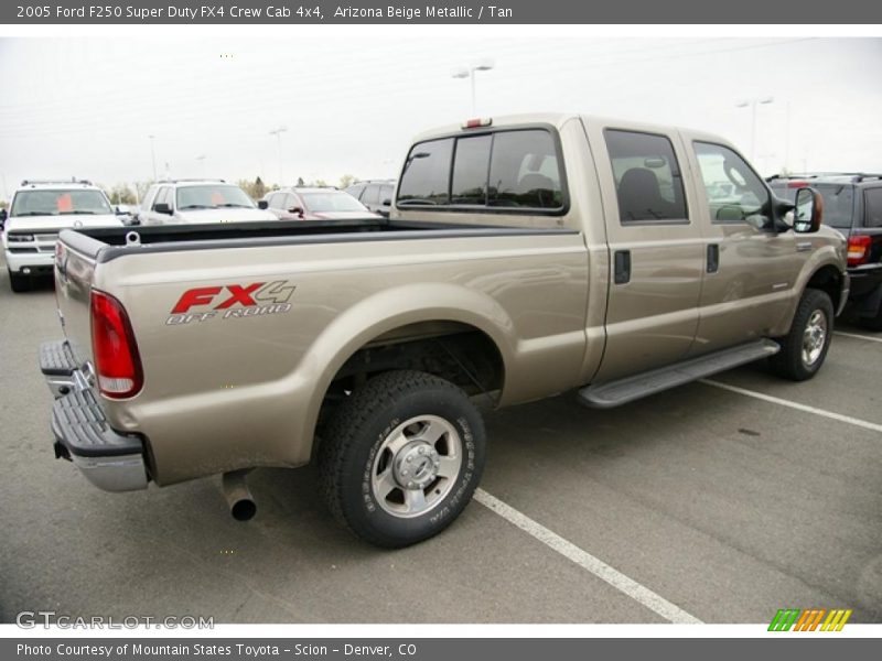 Arizona Beige Metallic / Tan 2005 Ford F250 Super Duty FX4 Crew Cab 4x4