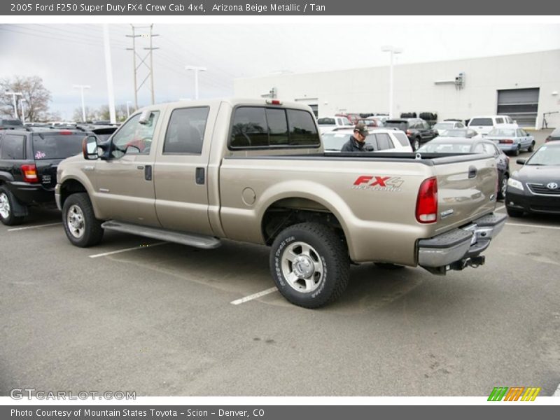Arizona Beige Metallic / Tan 2005 Ford F250 Super Duty FX4 Crew Cab 4x4