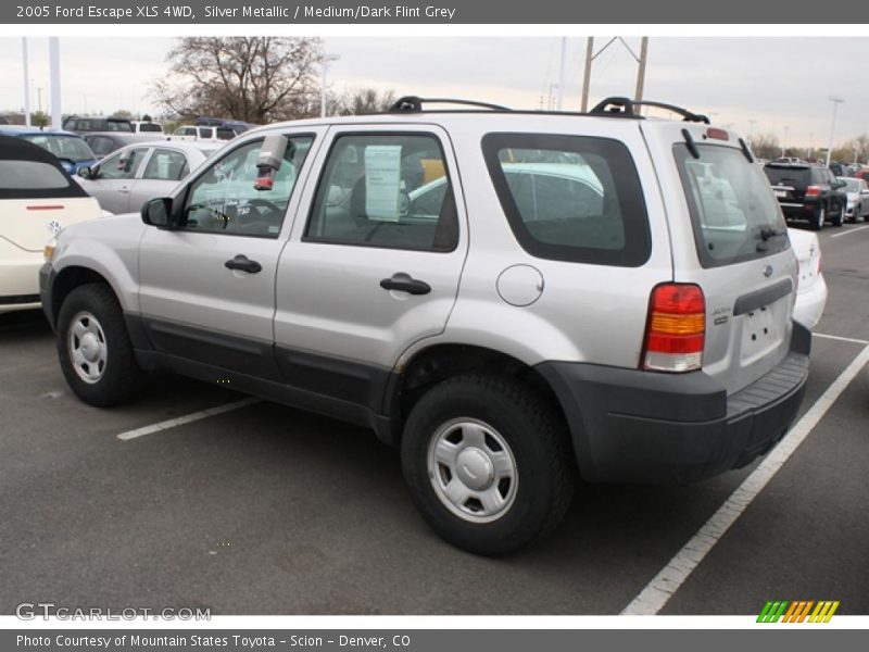 Silver Metallic / Medium/Dark Flint Grey 2005 Ford Escape XLS 4WD
