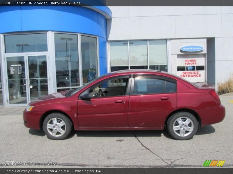 Berry Red / Beige 2006 Saturn ION 2 Sedan