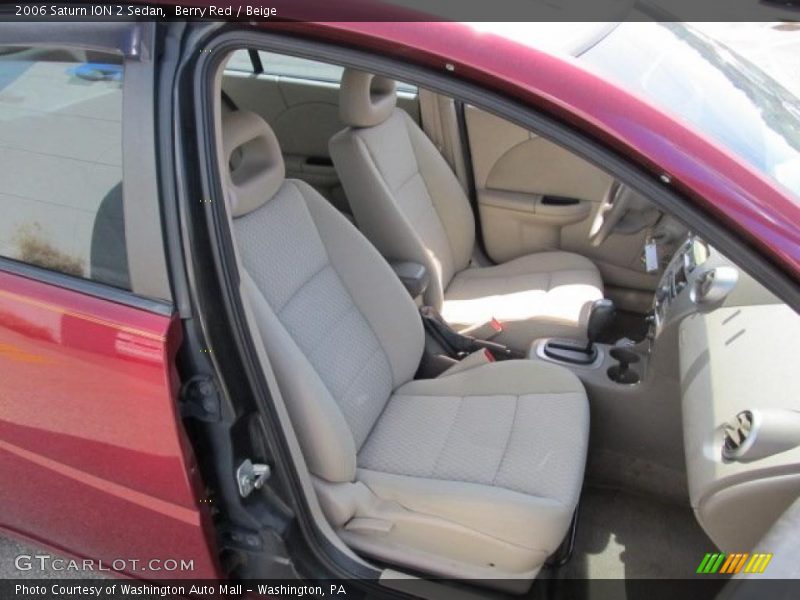 Berry Red / Beige 2006 Saturn ION 2 Sedan