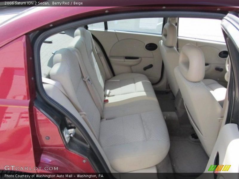 Berry Red / Beige 2006 Saturn ION 2 Sedan