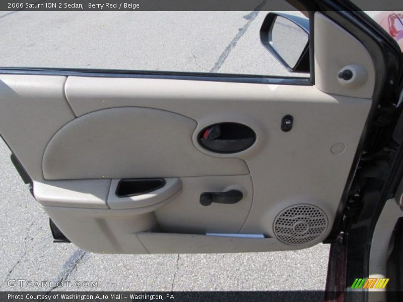 Berry Red / Beige 2006 Saturn ION 2 Sedan