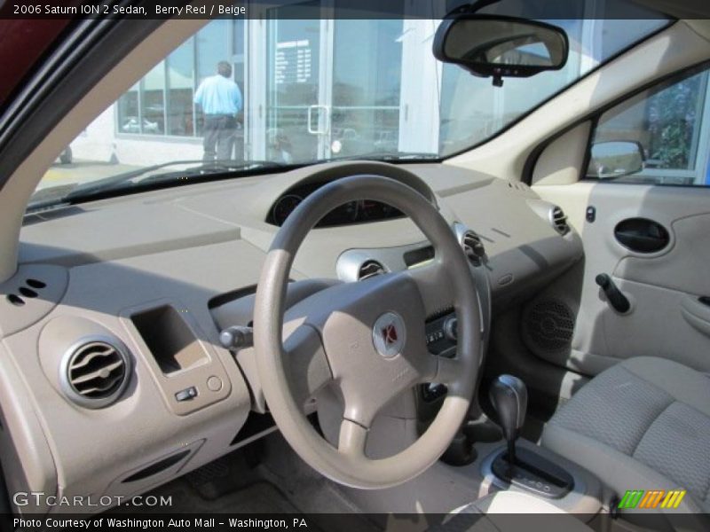 Berry Red / Beige 2006 Saturn ION 2 Sedan