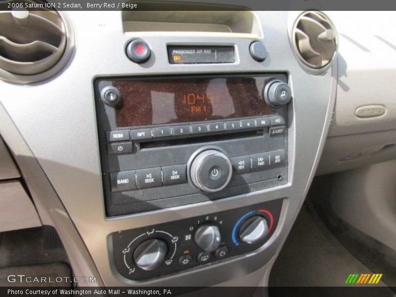Berry Red / Beige 2006 Saturn ION 2 Sedan
