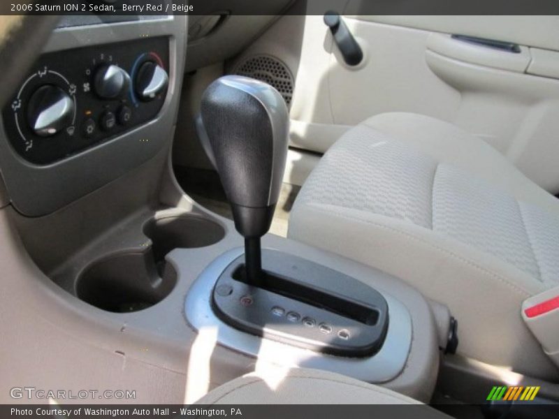 Berry Red / Beige 2006 Saturn ION 2 Sedan
