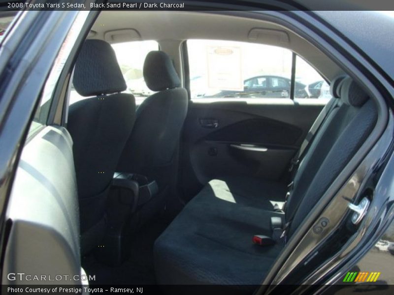 Black Sand Pearl / Dark Charcoal 2008 Toyota Yaris S Sedan