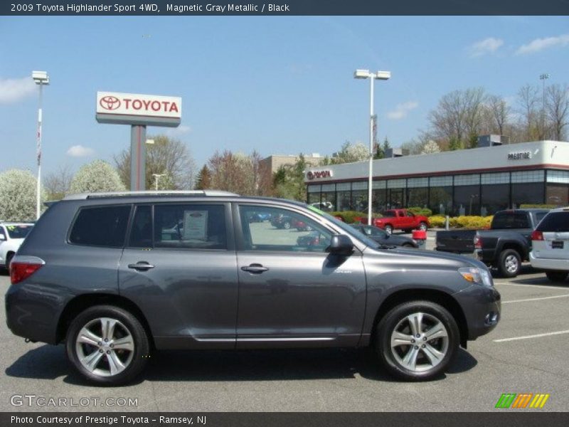 Magnetic Gray Metallic / Black 2009 Toyota Highlander Sport 4WD