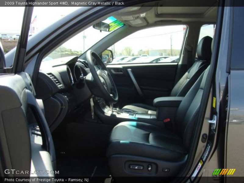 Magnetic Gray Metallic / Black 2009 Toyota Highlander Sport 4WD