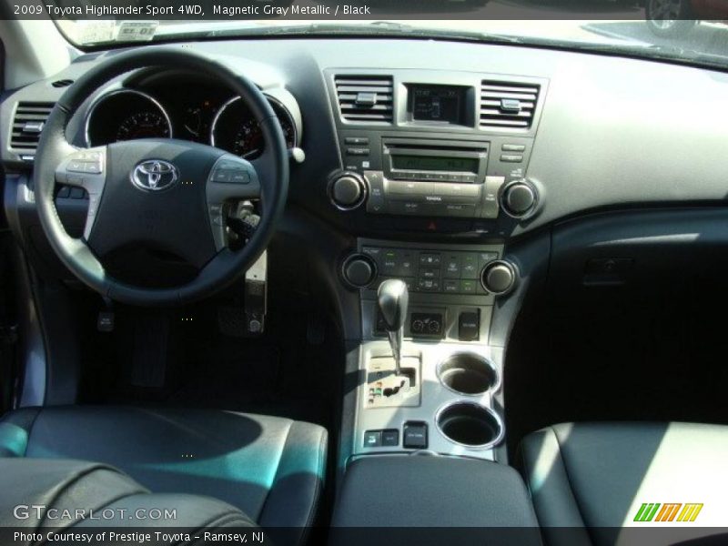 Magnetic Gray Metallic / Black 2009 Toyota Highlander Sport 4WD