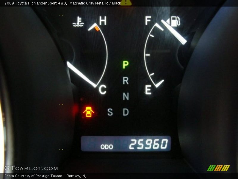 Magnetic Gray Metallic / Black 2009 Toyota Highlander Sport 4WD