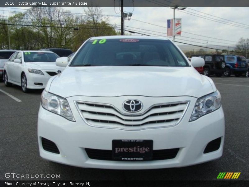 Super White / Bisque 2010 Toyota Camry LE