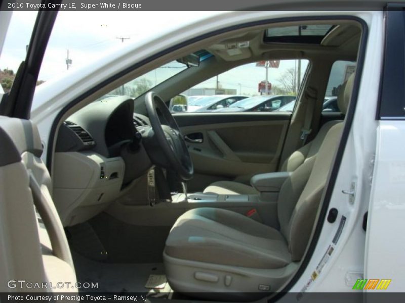 Super White / Bisque 2010 Toyota Camry LE