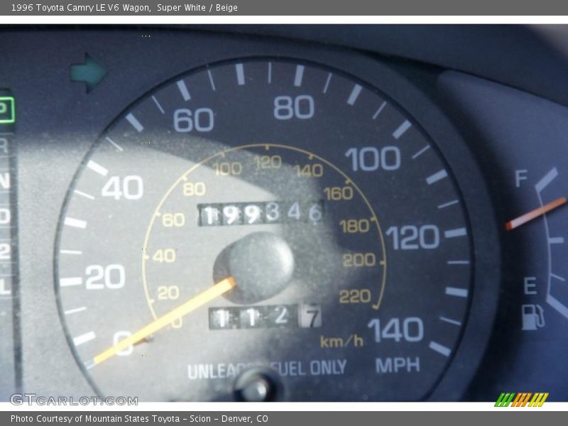 Super White / Beige 1996 Toyota Camry LE V6 Wagon