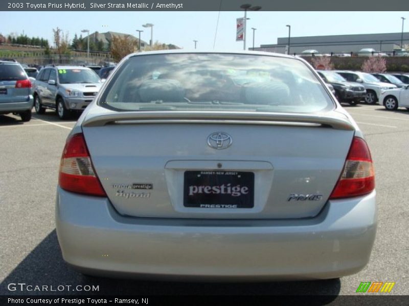 Silver Strata Metallic / Amethyst 2003 Toyota Prius Hybrid