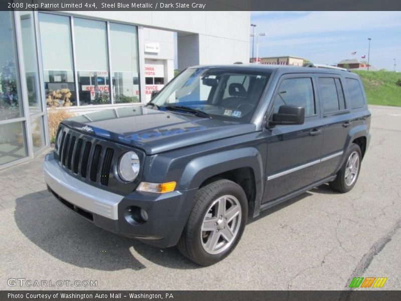 Steel Blue Metallic / Dark Slate Gray 2008 Jeep Patriot Limited 4x4