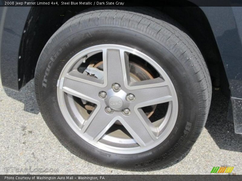 Steel Blue Metallic / Dark Slate Gray 2008 Jeep Patriot Limited 4x4