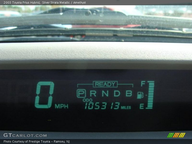 Silver Strata Metallic / Amethyst 2003 Toyota Prius Hybrid