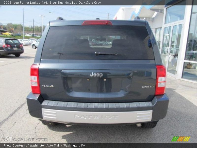 Steel Blue Metallic / Dark Slate Gray 2008 Jeep Patriot Limited 4x4
