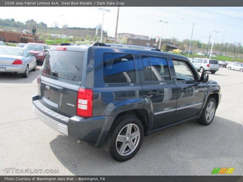 Steel Blue Metallic / Dark Slate Gray 2008 Jeep Patriot Limited 4x4