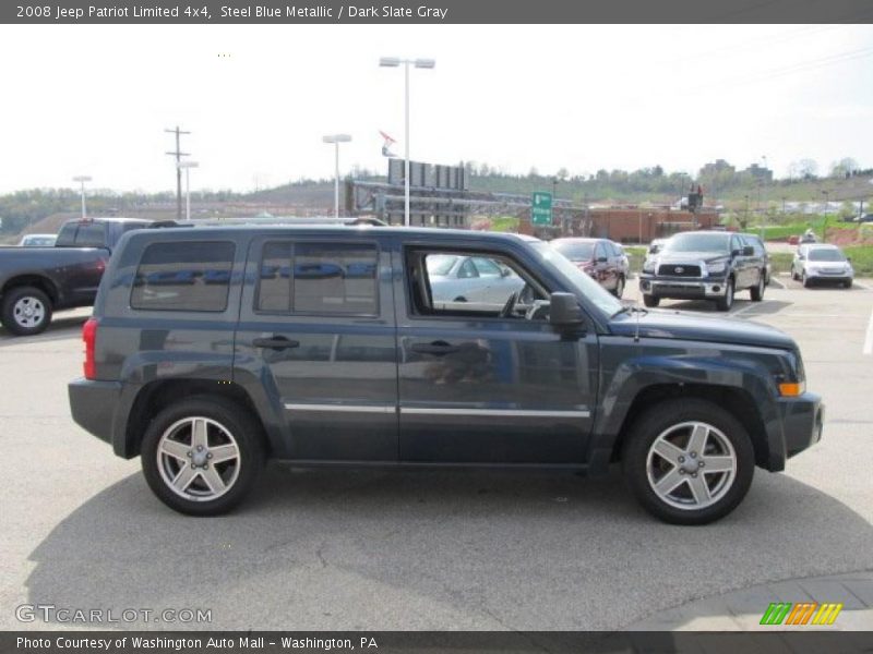 Steel Blue Metallic / Dark Slate Gray 2008 Jeep Patriot Limited 4x4
