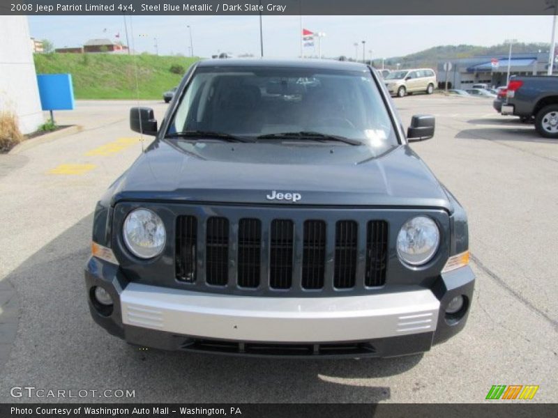 Steel Blue Metallic / Dark Slate Gray 2008 Jeep Patriot Limited 4x4