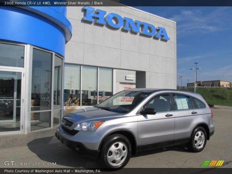 Whistler Silver Metallic / Black 2008 Honda CR-V LX 4WD