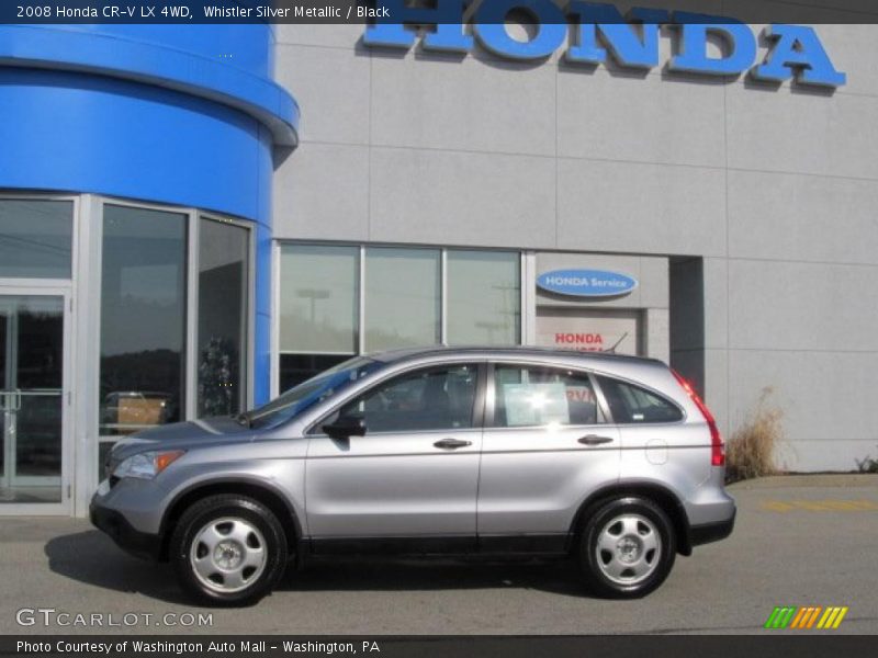 Whistler Silver Metallic / Black 2008 Honda CR-V LX 4WD