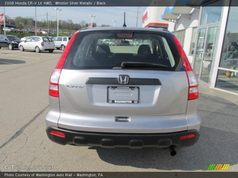 Whistler Silver Metallic / Black 2008 Honda CR-V LX 4WD