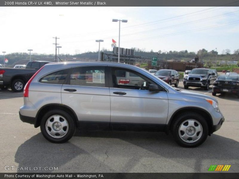 Whistler Silver Metallic / Black 2008 Honda CR-V LX 4WD