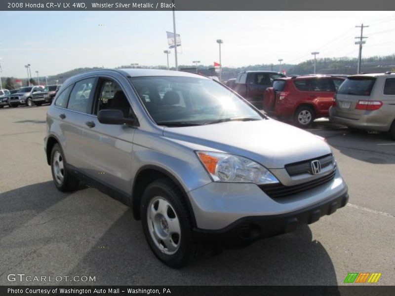 Whistler Silver Metallic / Black 2008 Honda CR-V LX 4WD