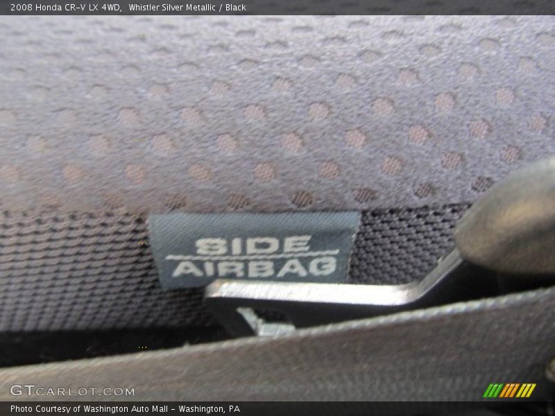 Whistler Silver Metallic / Black 2008 Honda CR-V LX 4WD
