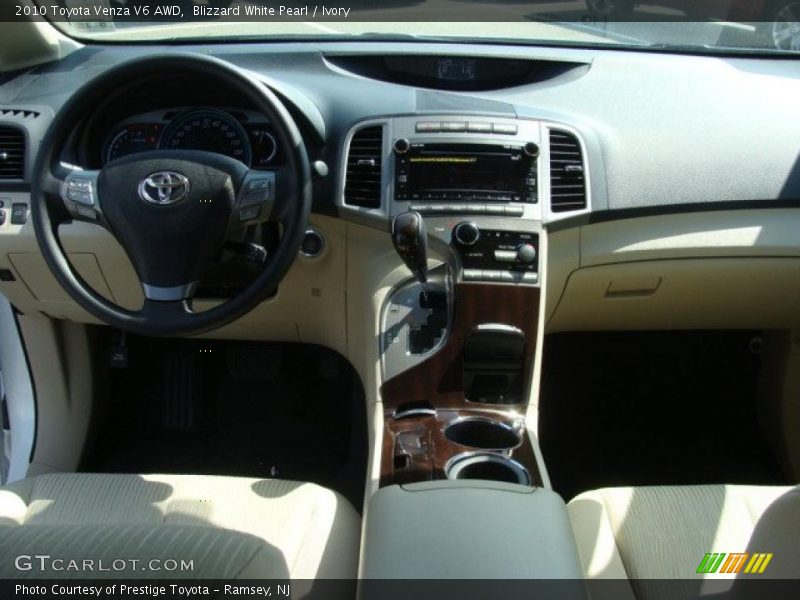 Blizzard White Pearl / Ivory 2010 Toyota Venza V6 AWD