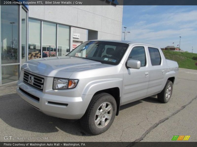 Billet Silver Metallic / Gray 2008 Honda Ridgeline RTS