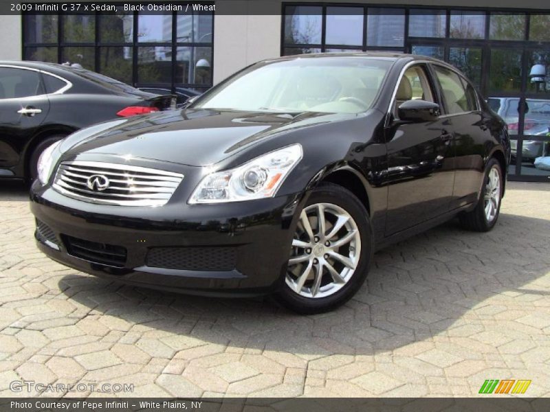 Black Obsidian / Wheat 2009 Infiniti G 37 x Sedan