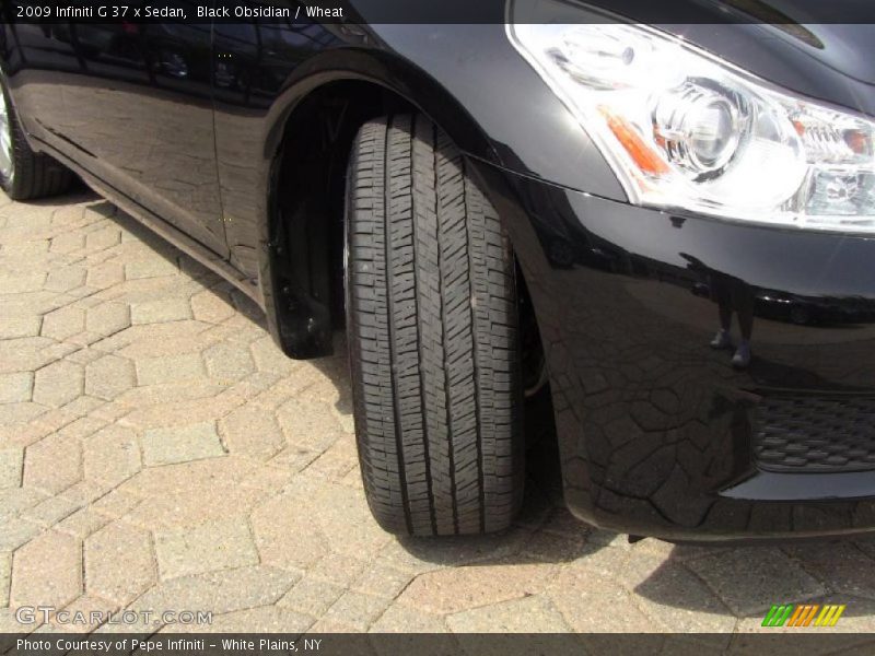 Black Obsidian / Wheat 2009 Infiniti G 37 x Sedan