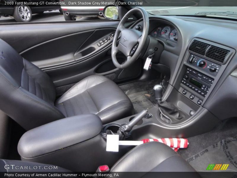 Dark Shadow Grey Metallic / Dark Charcoal 2003 Ford Mustang GT Convertible