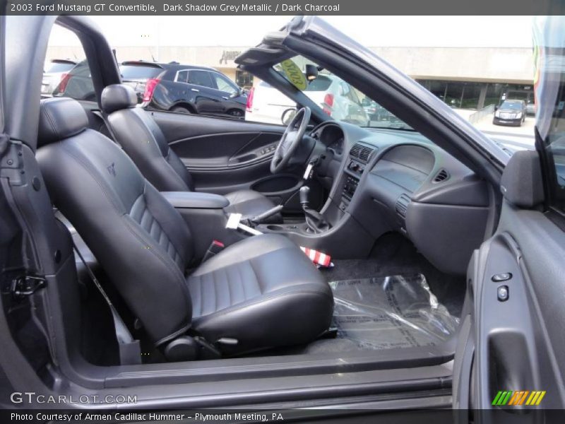 Dark Shadow Grey Metallic / Dark Charcoal 2003 Ford Mustang GT Convertible