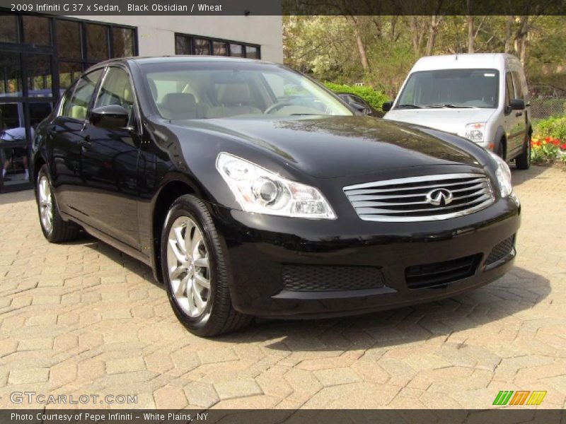 Black Obsidian / Wheat 2009 Infiniti G 37 x Sedan