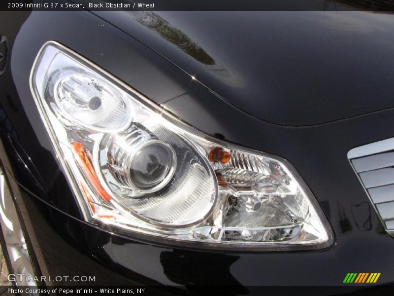 Black Obsidian / Wheat 2009 Infiniti G 37 x Sedan