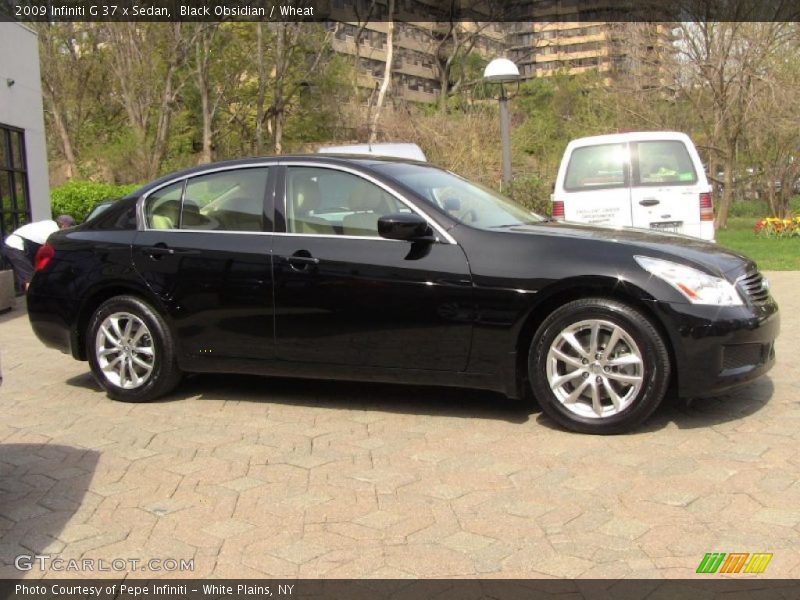 Black Obsidian / Wheat 2009 Infiniti G 37 x Sedan