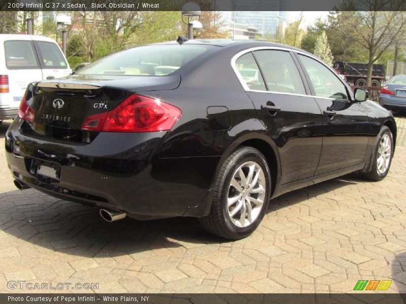 Black Obsidian / Wheat 2009 Infiniti G 37 x Sedan