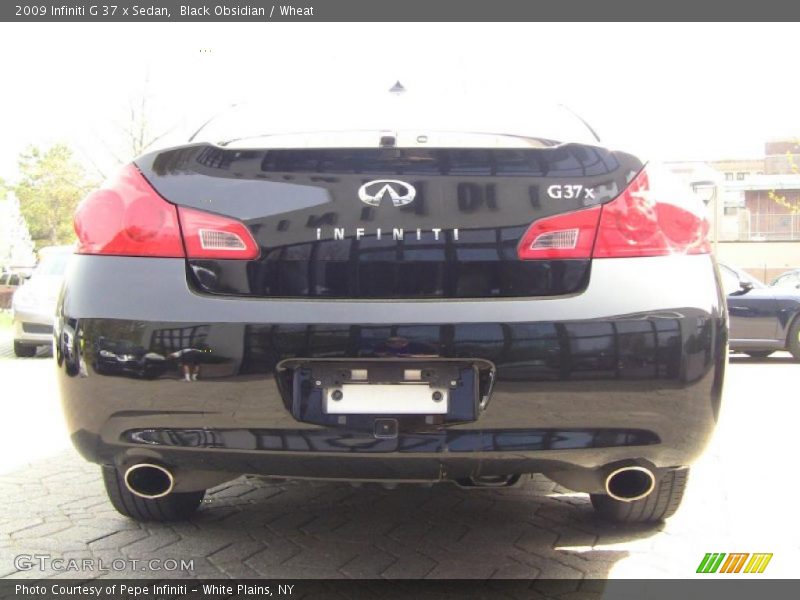 Black Obsidian / Wheat 2009 Infiniti G 37 x Sedan