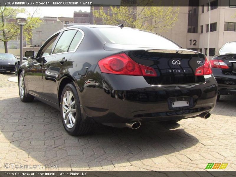 Black Obsidian / Wheat 2009 Infiniti G 37 x Sedan